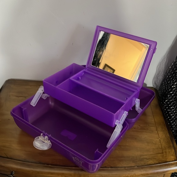 Vintage Purple Glitter Caboodle Travel Case 2622 - Picture 7 of 8